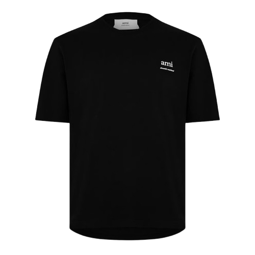 Ami Paris Organic Cotton Logo T-Shirt