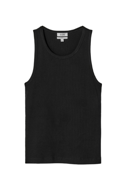 COS Slim Ribbed Cotton Tank Top