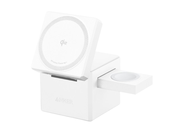 Anker 3-in-1 Cube with Qi2 – White