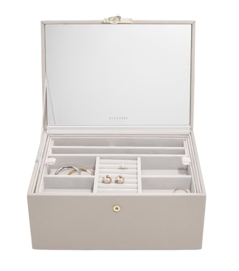 Stackers Luxury Classic Jewellery Box, Taupe