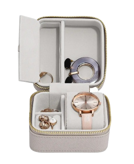 Stackers Taupe Watch & Jewellery Box