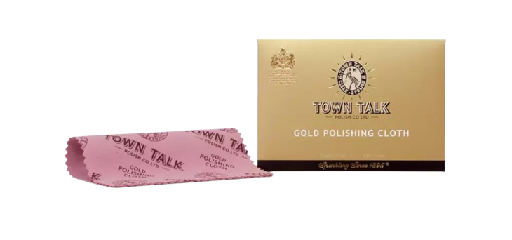 Town Talk Jewellery Polishing Cloth - Gold