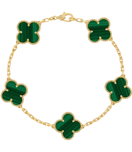 18ct Gold Clover Bracelet