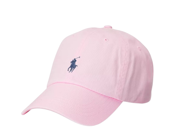 Polo Ralph Lauren The Iconic Logo-Embroidered Cotton Baseball Cap - Carmel Pink/Jewel Blue