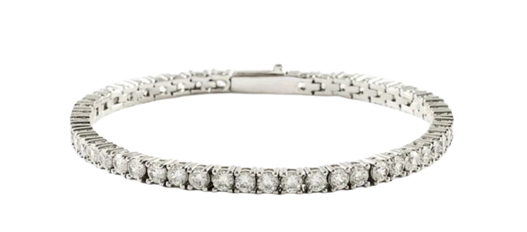 Cernucci Womens 3mm Tennis Bracelet