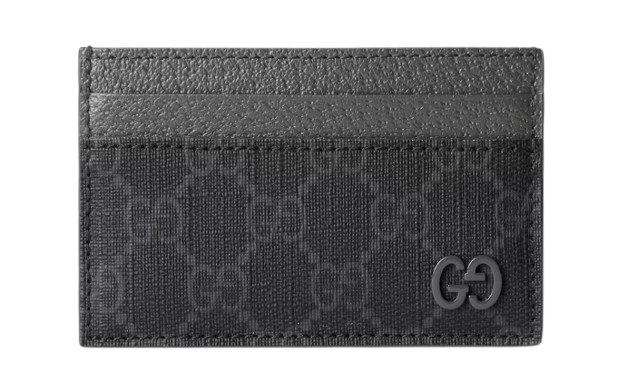 Gucci Grey trim GG card case