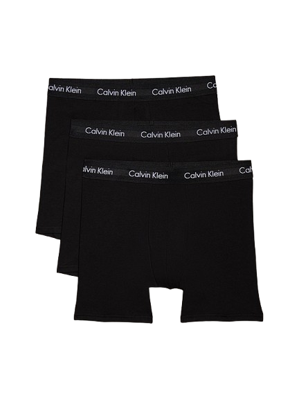 Calvin Klein 3 Pack Boxer Briefs - Cotton Stretch