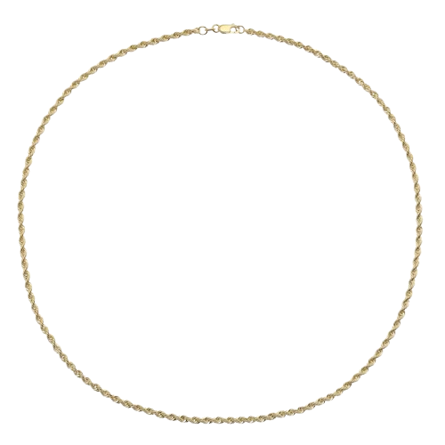 H.Samuel 18ct Yellow Gold 20" Dainty Rope Chain
