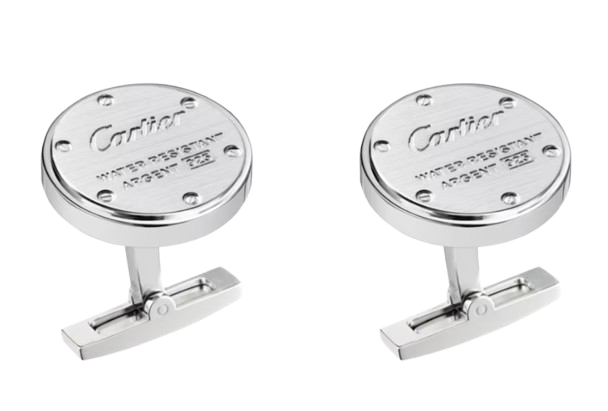 Cartier Water Resistant Décor Cufflinks