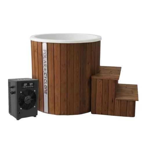 Polar Cyclone - Wood Ice Bath & Pro Commercial Chiller