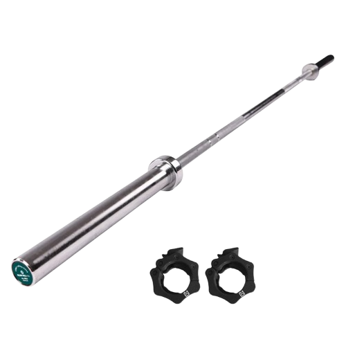 Equipped Gym 7ft Olympic Barbell 20kg & Collars