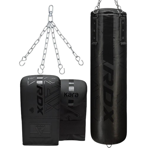 RDX F6 KARA 5ft 3-in-1 Punch Bag & Bag Gloves Set - Unfilled