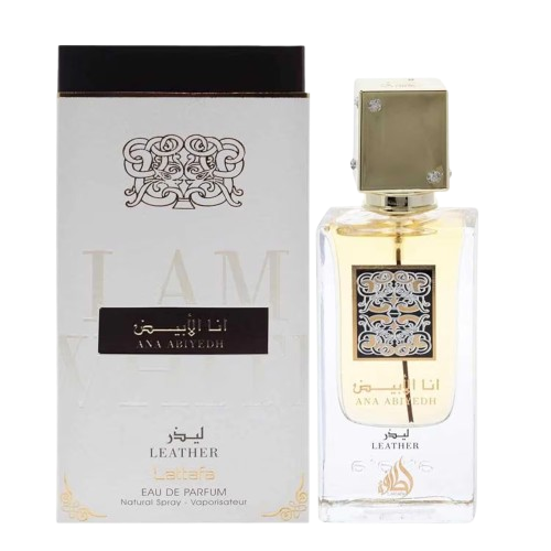 Lattafa Ana Abiyedh Leather Unisex Eau de Parfum Spray 60ml