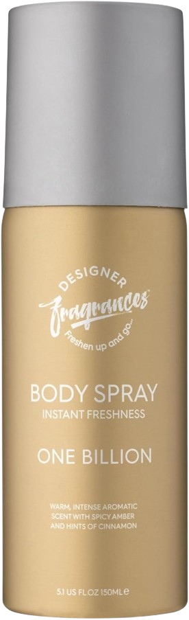 Designer Fragrances Single Pack One Billion Men's Body Spray 150ml
