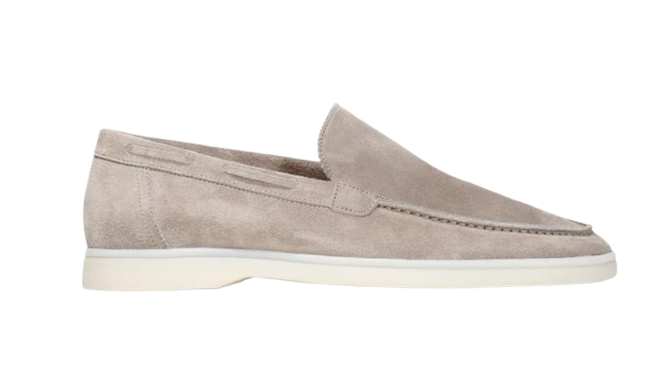 Aurelien Light Grey Yacht Loafers