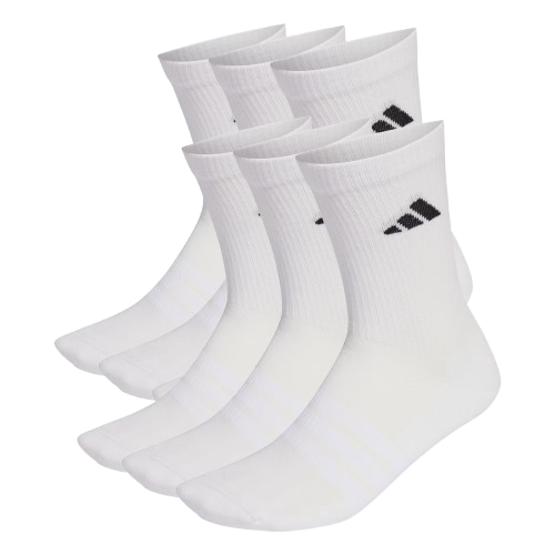 adidas CUSHIONED CREW SOCKS 6 PAIR PACK