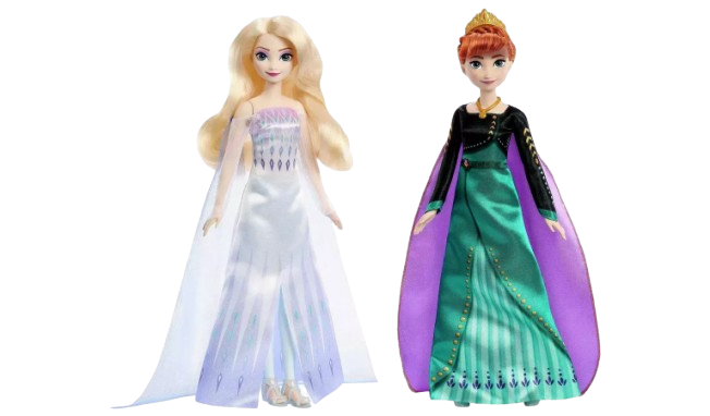 Disney Frozen Queen Anna & Elsa the Snow Queen Doll 2-Pack