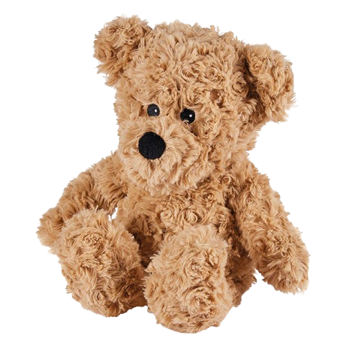 Warmies® Mini Brown Curly Bear