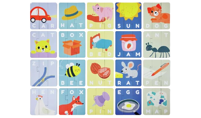 Chad Valley 3 Letter Words Educational Puzzle