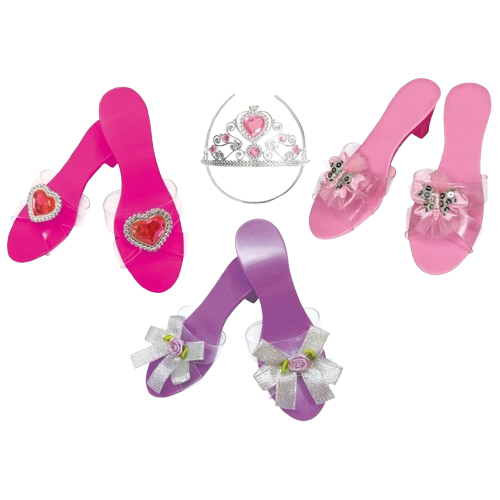 Princess Dress-Up Shoes and Tiara Set
