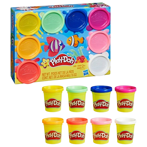 Play-Doh Tubs Rainbow Starter 8 Pack Assortment