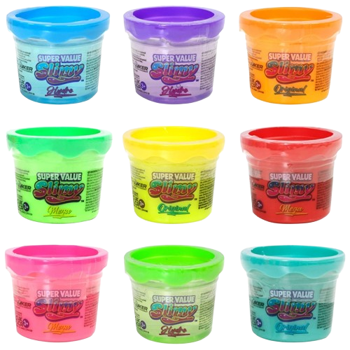Slimy Super Value Tubs 4oz Assortment