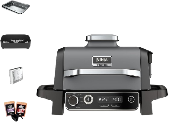 Ninja Woodfire Electric BBQ Grill & Smoker, 7-in-1 Outdoor Grill