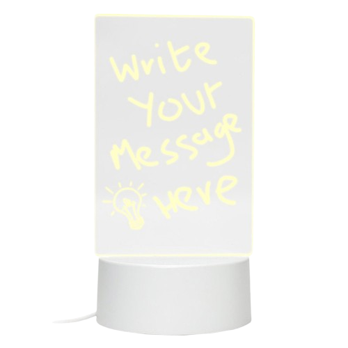 Light Up Bedside Memo Board with Marker