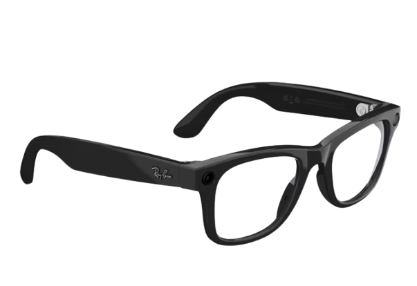 Ray-Ban Meta Wayfarer Glasses, Clear
