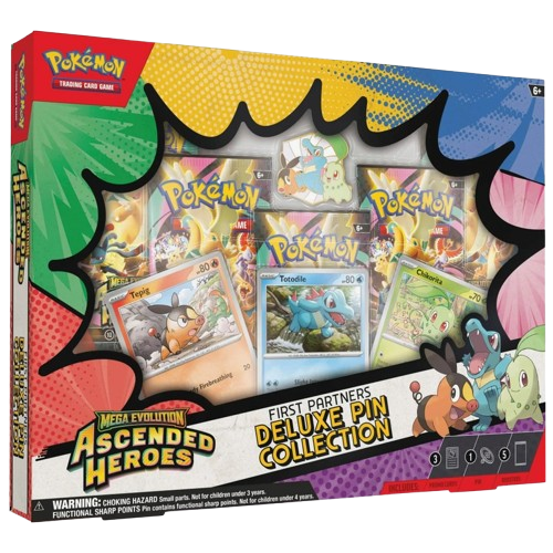 Pokémon Trading Card Game (TCG): Mega Evolution Ascended Heroes First Partners Pin Collection