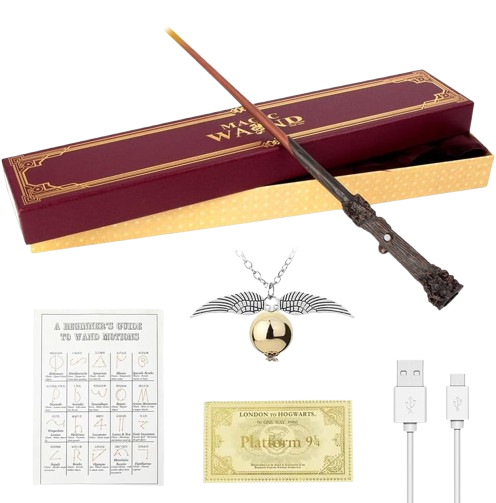Harry Potter Wand, 35CM Glowing Magic Wand