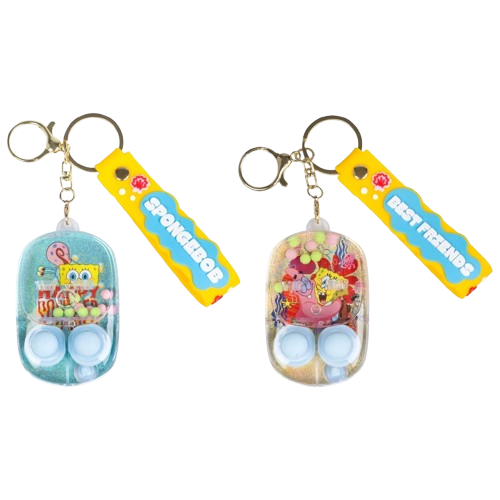 SpongeBob SquarePants Fidget Keychain Game Assortment