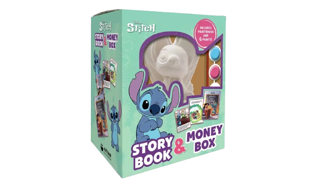 Disney Stitch Story Book and Money Box