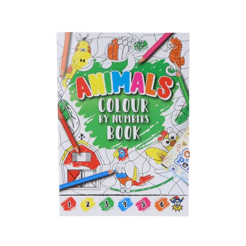 Colour By Numbers Animal Theme