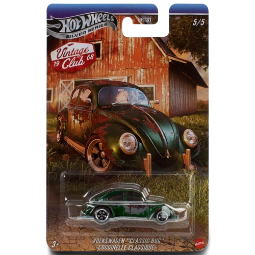Hot Wheels Silver Series Diecast Cars Vintage Club 1:64 Scale Assortment