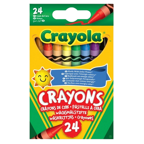 Crayola Crayons Wax 24 Pack Assortment