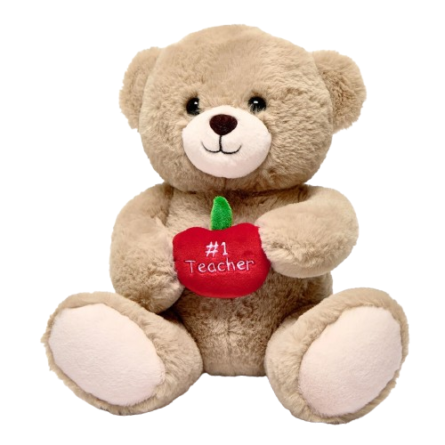 Number 1 Teacher Teddy Bear Soft Toy