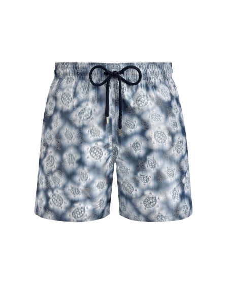 Men Silk Swim Shorts Ronde des Tortues - Vilebrequin x Maison BUCOL