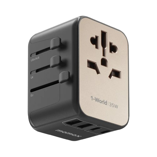 Momax 1-World 5-Port Travel Charger 35W