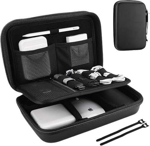 ProCase Hard Travel Electronic Organizer Case