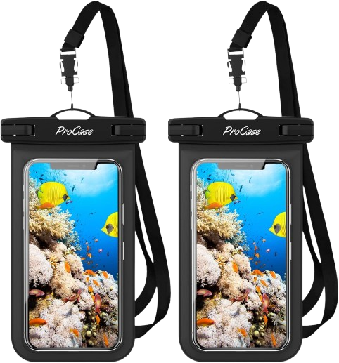 ProCase 2 Pack Waterproof Phone Case Pouch