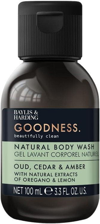 Baylis & Harding Goodness Oud, Cedar & Amber Body Wash 100ml
