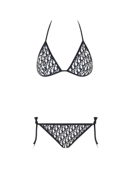 Dior Bikini - Blue Dior Oblique Technical Fabric