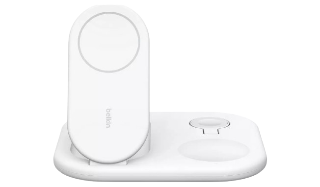 Belkin 3 in 1 MagSafe Compatible Wireless Charger Qi2- White