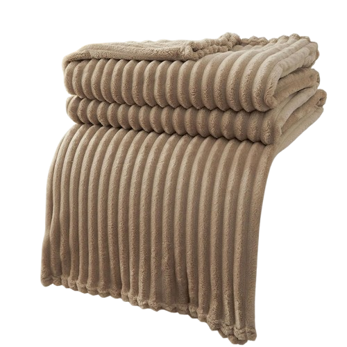 Soft Throw Blanket 70x100cm Brown