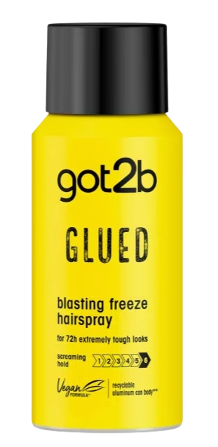 got2b Glued Hairspray Blasting Freeze Hold Travel 100ml