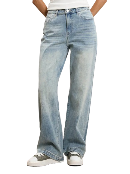 Arne Womens Relaxed Fit Denim Jeans