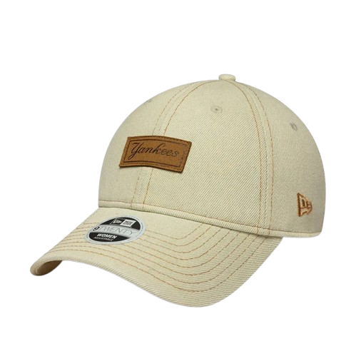 New York Yankees Womens MLB Denim Cream 9TWENTY Adjustable Cap