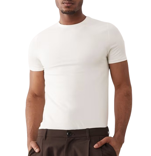 ASOS DESIGN Essentials muscle fit t-shirt in cream