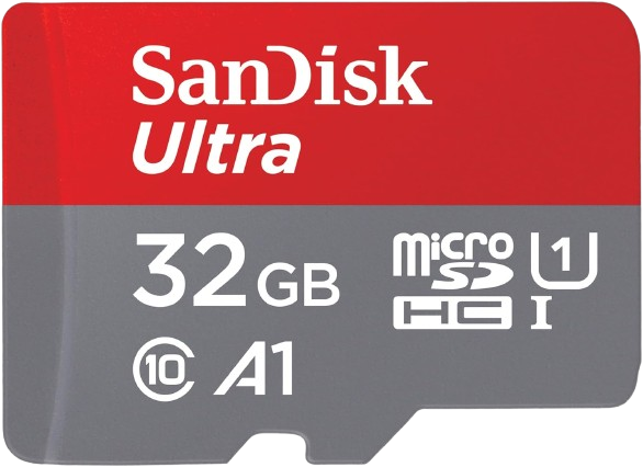 SanDisk 32GB Ultra microSDHC card